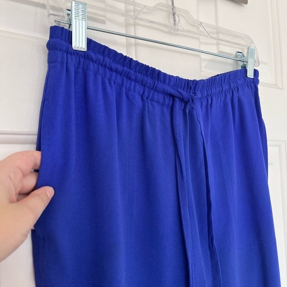 T. Babaton Cobalt Blue Relaxed Fit Drawstring Waist Trouser XS - Picture 5 of 16